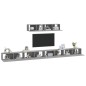 vidaXL Set di Mobili Porta TV 6 pz Grigio Sonoma in Legno Multistrato vidaXL Set di Mobili Porta TV 6 pz Grigio Sonoma in Legno Multistrato