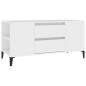 vidaXL Mobile Porta TV Bianco 102x44,5x50 cm in Legno Multistrato vidaXL Mobile Porta TV Bianco 102x44,5x50 cm in Legno Multistrato