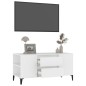 vidaXL Mobile Porta TV Bianco 102x44,5x50 cm in Legno Multistrato vidaXL Mobile Porta TV Bianco 102x44,5x50 cm in Legno Multistrato