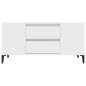 vidaXL Mobile Porta TV Bianco 102x44,5x50 cm in Legno Multistrato vidaXL Mobile Porta TV Bianco 102x44,5x50 cm in Legno Multistrato