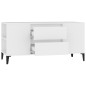 vidaXL Mobile Porta TV Bianco 102x44,5x50 cm in Legno Multistrato vidaXL Mobile Porta TV Bianco 102x44,5x50 cm in Legno Multistrato