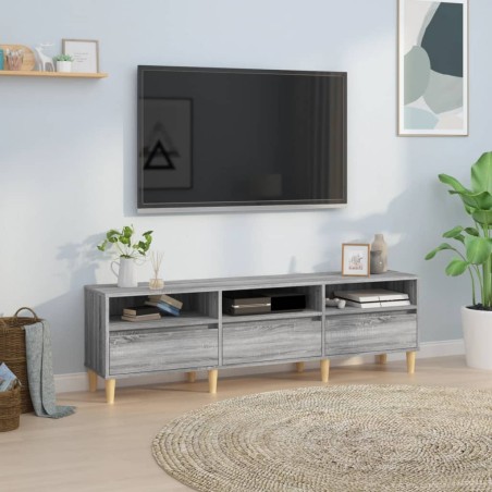 vidaXL Mobile Porta TV Grigio Sonoma 150x30x44,5 cm Legno Multistrato
