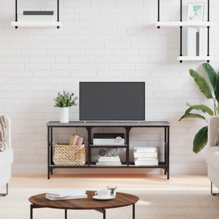 vidaXL Mobile TV Grigio Sonoma 100x35x45 cm Legno Multistrato e Ferro