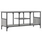 vidaXL Mobile TV Grigio Sonoma 100x35x45 cm Legno Multistrato e Ferro