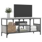 vidaXL Mobile TV Grigio Sonoma 100x35x45 cm Legno Multistrato e Ferro