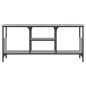 vidaXL Mobile TV Grigio Sonoma 100x35x45 cm Legno Multistrato e Ferro