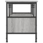 vidaXL Mobile TV Grigio Sonoma 100x35x45 cm Legno Multistrato e Ferro