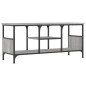 vidaXL Mobile TV Grigio Sonoma 100x35x45 cm Legno Multistrato e Ferro