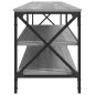 vidaXL Mobile TV Grigio Sonoma 200x40x50cm Legno Multistrato e Metallo vidaXL Mobile TV Grigio Sonoma 200x40x50cm Legno Multistrato e Metallo