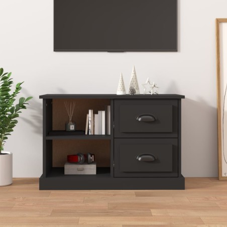 vidaXL Mobile Porta TV Nero 73x35,5x47,5 cm in Legno Multistrato