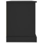 vidaXL Mobile Porta TV Nero 73x35,5x47,5 cm in Legno Multistrato vidaXL Mobile Porta TV Nero 73x35,5x47,5 cm in Legno Multistrato