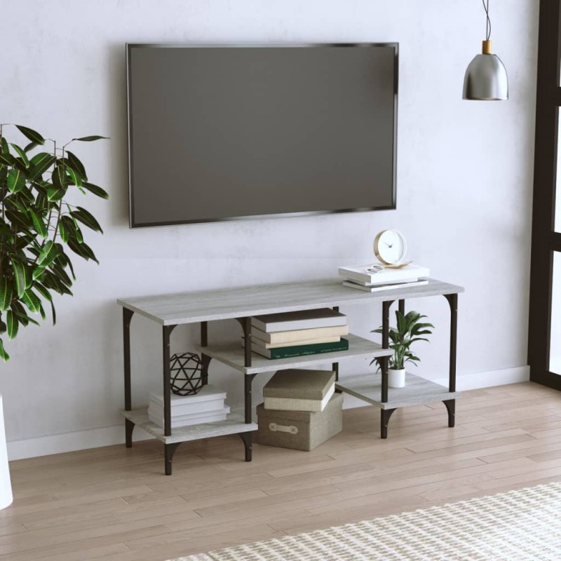 vidaXL Mobile Porta TV Grigio Sonoma 102x35x45,5 cm Legno Multistrato vidaXL Mobile Porta TV Grigio Sonoma 102x35x45,5 cm Legno Multistrato