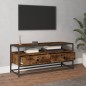 vidaXL Mobile Porta TV Rovere Fumo 100x35x45 cm in Legno Multistrato vidaXL Mobile Porta TV Rovere Fumo 100x35x45 cm in Legno Multistrato