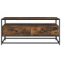 vidaXL Mobile Porta TV Rovere Fumo 100x35x45 cm in Legno Multistrato vidaXL Mobile Porta TV Rovere Fumo 100x35x45 cm in Legno Multistrato