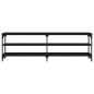 vidaXL Mobile Porta TV Nero 160x30x50 cm in Legno Multistrato vidaXL Mobile Porta TV Nero 160x30x50 cm in Legno Multistrato