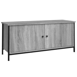 vidaXL Mobile TV con Ante Grigio Sonoma 102x35x45 cm Legno Multistrato