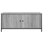 vidaXL Mobile TV con Ante Grigio Sonoma 102x35x45 cm Legno Multistrato