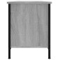 vidaXL Mobile TV con Ante Grigio Sonoma 102x35x45 cm Legno Multistrato