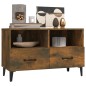 vidaXL Mobile Porta TV Rovere Fumo 80x36x50 cm in Legno Multistrato