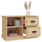 vidaXL Mobile Porta TV Rovere Sonoma 73x35,5x47,5 cm Legno Multistrato vidaXL Mobile Porta TV Rovere Sonoma 73x35,5x47,5 cm Legno Multistrato