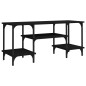 vidaXL Mobile Porta TV Nero 102x35x45,5 cm in Legno Multistrato vidaXL Mobile Porta TV Nero 102x35x45,5 cm in Legno Multistrato