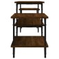 vidaXL Mobile Porta TV Rovere Marrone 197x35x52 cm Legno Multistrato
