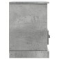 vidaXL Mobile Porta TV Grigio Cemento 80x35x50 cm in Legno Multistrato