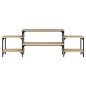 vidaXL Mobile Porta TV Rovere Sonoma 157x35x52 cm in Legno Multistrato vidaXL Mobile Porta TV Rovere Sonoma 157x35x52 cm in Legno Multistrato