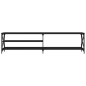 vidaXL Mobile Porta TV Nero 200x40x50cm in Legno Multistrato e Metallo vidaXL Mobile Porta TV Nero 200x40x50cm in Legno Multistrato e Metallo