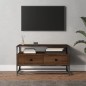 vidaXL Mobile Porta TV Rovere Marrone 80x35x45 cm in Legno Multistrato vidaXL Mobile Porta TV Rovere Marrone 80x35x45 cm in Legno Multistrato
