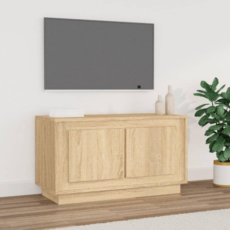 vidaXL Mobile Porta TV Rovere Sonoma 80x35x45 cm in Legno Multistrato