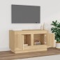 vidaXL Mobile Porta TV Rovere Sonoma 80x35x45 cm in Legno Multistrato vidaXL Mobile Porta TV Rovere Sonoma 80x35x45 cm in Legno Multistrato