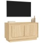 vidaXL Mobile Porta TV Rovere Sonoma 80x35x45 cm in Legno Multistrato vidaXL Mobile Porta TV Rovere Sonoma 80x35x45 cm in Legno Multistrato