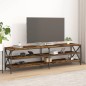 vidaXL Mobile Porta TV Rovere Fumo 180x40x50 cm in Legno Multistrato vidaXL Mobile Porta TV Rovere Fumo 180x40x50 cm in Legno Multistrato