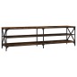 vidaXL Mobile Porta TV Rovere Fumo 180x40x50 cm in Legno Multistrato vidaXL Mobile Porta TV Rovere Fumo 180x40x50 cm in Legno Multistrato