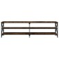 vidaXL Mobile Porta TV Rovere Fumo 180x40x50 cm in Legno Multistrato vidaXL Mobile Porta TV Rovere Fumo 180x40x50 cm in Legno Multistrato