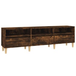 vidaXL Mobile Porta TV Rovere Fumo 150x30x44,5 cm in Legno Multistrato