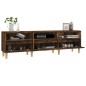 vidaXL Mobile Porta TV Rovere Fumo 150x30x44,5 cm in Legno Multistrato