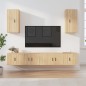 vidaXL Set di Mobili Porta TV 6 pz Rovere Sonoma in Legno Multistrato vidaXL Set di Mobili Porta TV 6 pz Rovere Sonoma in Legno Multistrato