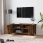 vidaXL Mobile TV con Ante Rovere Fumo 102x35x45 cm Legno Multistrato vidaXL Mobile TV con Ante Rovere Fumo 102x35x45 cm Legno Multistrato