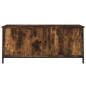 vidaXL Mobile TV con Ante Rovere Fumo 102x35x45 cm Legno Multistrato vidaXL Mobile TV con Ante Rovere Fumo 102x35x45 cm Legno Multistrato