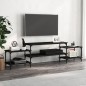 vidaXL Mobile Porta TV Nero 197x35x52 cm in Legno Multistrato vidaXL Mobile Porta TV Nero 197x35x52 cm in Legno Multistrato