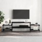 vidaXL Mobile Porta TV Nero 197x35x52 cm in Legno Multistrato vidaXL Mobile Porta TV Nero 197x35x52 cm in Legno Multistrato