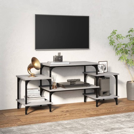 vidaXL Mobile Porta TV Grigio Sonoma 117x35x52 cm in Legno Multistrato