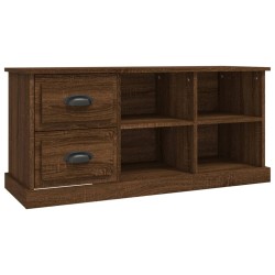 vidaXL Mobile TV Rovere Marrone 102x35,5x47,5 cm in Legno Multistrato