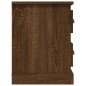 vidaXL Mobile TV Rovere Marrone 102x35,5x47,5 cm in Legno Multistrato vidaXL Mobile TV Rovere Marrone 102x35,5x47,5 cm in Legno Multistrato