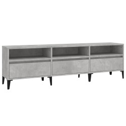 vidaXL Mobile TV Grigio Cemento 150x30x44,5 cm Legno Multistrato