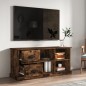 vidaXL Mobile Porta TV Rovere Fumo 102x35,5x47,5 cm Legno Multistrato vidaXL Mobile Porta TV Rovere Fumo 102x35,5x47,5 cm Legno Multistrato