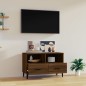 vidaXL Mobile Porta TV Rovere Marrone 80x36x50 cm in Legno Multistrato vidaXL Mobile Porta TV Rovere Marrone 80x36x50 cm in Legno Multistrato