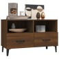 vidaXL Mobile Porta TV Rovere Marrone 80x36x50 cm in Legno Multistrato vidaXL Mobile Porta TV Rovere Marrone 80x36x50 cm in Legno Multistrato